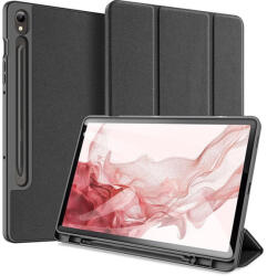 Dux Ducis Samsung X710/X716B Galaxy Tab S9 11.0 tablet tok (Smart Case) on/off funkcióval, Pencil tartóval - Dux Ducis Domo Series - fekete (DD025895)