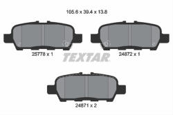 TEXTAR Set placute frana TEXTAR 2577801 (2577801) - turbochic