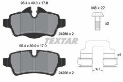 TEXTAR Set placute frana TEXTAR 2428901 (2428901) - turbochic