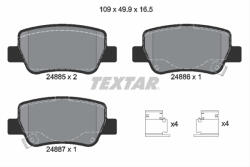 TEXTAR Set placute frana TEXTAR 2488501 (2488501) - turbochic