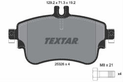 TEXTAR Set placute frana TEXTAR 2532601 (2532601) - turbochic