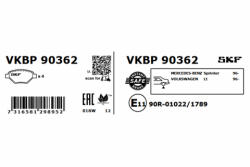 SKF Set placute frana spate SKF VKBP90362 (VKBP90362)