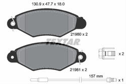 TEXTAR Set placute frana TEXTAR 2198003 (2198003) - turbochic