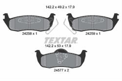 TEXTAR Set placute frana TEXTAR 2425801 (2425801) - turbochic