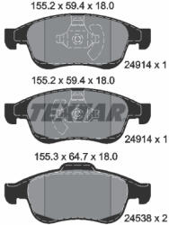 TEXTAR Set placute frana TEXTAR 2491401 (2491401) - turbochic