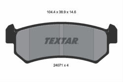 TEXTAR Set placute frana TEXTAR 2407101 (2407101) - turbochic