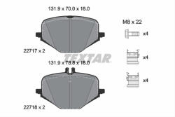 TEXTAR Set placute frana TEXTAR 2271701 (2271701) - turbochic