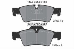TEXTAR Set placute frana TEXTAR 2392302 (2392302) - turbochic