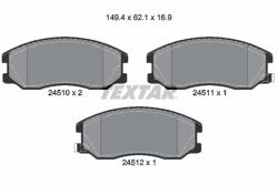 TEXTAR Set placute frana TEXTAR 2451001 (2451001) - turbochic