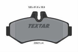 TEXTAR Set placute frana TEXTAR 2302101 (2302101) - turbochic