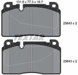 TEXTAR Set placute frana TEXTAR 2564301 (2564301) - turbochic
