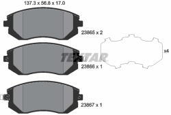 TEXTAR Set placute frana TEXTAR 2386501 (2386501) - turbochic