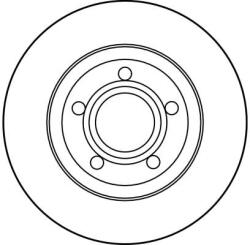 TRW Disc frana fata TRW DF2730 (DF2730)