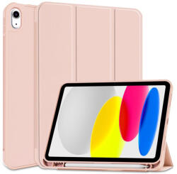 Tech-Protect Apple iPad 10.9 (2022) tablet tok (Smart Case) on/off funkcióval, Apple Pencil tartóval - Tech-Protect - pink (ECO csomagolás) (FN0468)