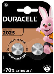 Somogyi Elektronic SOMOGYI Duracell DL2025 10PP040029 lítium gombelem, 3, 0 V feszültség, 2db/bliszter (Duracell DL2025)