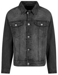 Build Your Brand Jachetă jeans bărbătească - Neagră | S (BY312-1000390966)