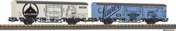 Piko 27747 Zárt teherkocsi készlet, Starke Marken Saurer, SBB V (4015615277477)