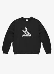 Prosto Férfi fekete kapucni nélküli pulóver Prosto Crossing L (5907494529428)