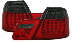  BMW E46 2003-2006 coupe piros füst LED-es hátsó lámpa pár