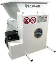 Enoitalia Eno 15 smalto, zdrobitor desciorchinator struguri, cu motor, Enoitalia, cuva si carcasa din tabla smaltuita, cuva cu snec, motor 0, 75kW, productivitate 1600-1800 kg/h, productie Italia