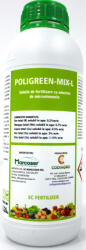 Codiagro Poligreen-mix-L 1L fertilizant lichid radicular/ foliar Codiagro cu microelemente Bor, Mangan, Cupru, Fier, Zinc (legume, plante ornamentale, rasaduri, pomi, vita de vie)