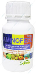 Solarex Aminofeed Super 250 ml, ingrasamant foliar, Solarex, dezvolta suprafata foliara si radacina, imbunatateste calintatea si cantitatea productiei, mareste rezistenta la boli