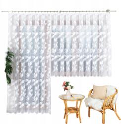 Markizeta Jacquard függöny békák számára Marta 200x250 fehér (023083/FBP/001/200250/1)