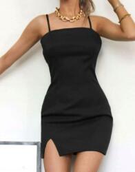 Shein Fekete Klasszikus Mini Ruha Kis Sima Vágással Shein 36