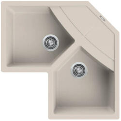 Elleci - Mosogatótálca Unico CORNER sarok G39 Bianco soft (LGUCOR39)