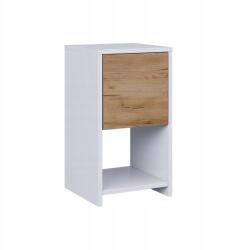 Vicco Evo éjjeliszekrény fehér/arany tölgy 30 x 55 cm 3 fiókkal (38843)