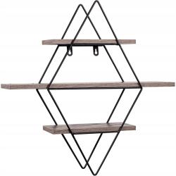 STILISTA Karo polc fa Stilista 48 x 11 cm fém (4048821843471)