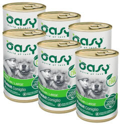 Oasy Oasy Dog Konzerv OP Adult Nyúl 6x400g