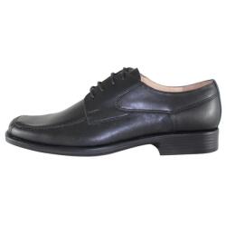 Nevalis Pantofi barbati, negru, eleganti, piele naturala, cu toc, Nevalis 446-S-Negru (Marime: 43) (446-S-Negru-43)