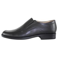 Nevalis Pantofi barbati, negru, eleganti, piele naturala, cu toc, Nevalis 445-BE-Negru (Marime: 45) (445-BE-Negru-45)