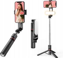  Selfie Bot Tripod Állvány Bluetooth Led Lámpa L15 1110 MM Fekete (6917457308440)