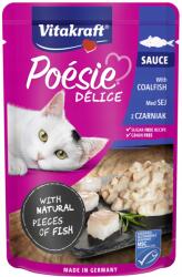 Vitakraft Cat Poesie Deli Sauce fekete nadálytő 85g
