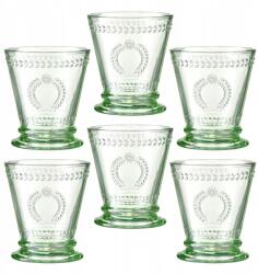 Villa Italia Zöld pohárkészlet 240 ml 6 db Merida (NS243-k)