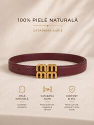 ElectraStore Curea Miu Din Piele ChocolateGold (C4931)