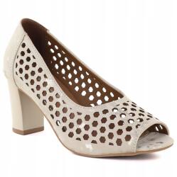 Jezzi Félcipő open toe bézs Jezzi ASA283-7 36 (ASA267-11 BEIGE/36)