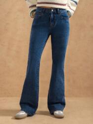Forever 21 Kék Farmer Nadrág Hosszú Szárú Fazon Harang Cipzár Forever 21 29