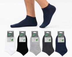 MULU férfi mentolos zokni 95% pamut - légáteresztő boka zokni Ice Mint Tea 5 pár/ csomag