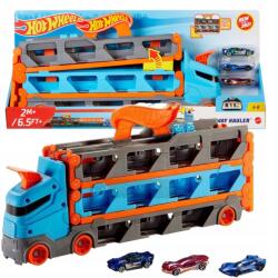 Mattel Hot Wheels Versenyszállító 2in1 1, 8 m-es pályával 3 db GVG37 autó