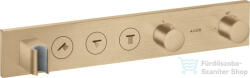 Hansgrohe AXOR SHOWERSOLUTIONS falsík alatti termosztátos zuhany csaptelep, szálcsiszolt bronz 18356140 (18356140)