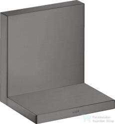 Hansgrohe Axor ShowerSolutions 120/120 polc alaptest nélkül, szálcsiszolt fekete króm 40872340 (40872340)