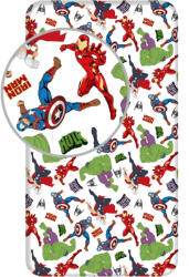 Marvel Bosszúállók gumis lepedő 90x200 cm Nr 02