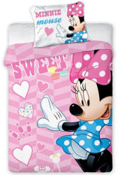Disney Minnie gyerek, ovis ágyneműhuzat 100×135 cm, 40×60 cm Nr 03