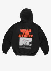 Prosto Férfi fekete kapucnis pulóver Prosto Wear The Street 3XL (5907494529213)