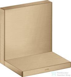 Hansgrohe Axor ShowerSolutions 120/120 polc alaptest nélkül, szálcsiszolt bronz 40872140 (40872140)