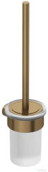Kludi VELA R fali WC kefe, üveg tartóval, szálcsiszolt bronz 58974N1 (58974N1)