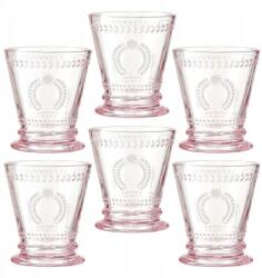 Villa Italia Rózsaszín pohárkészlet 240 ml 6 db Merida (NS251-K)